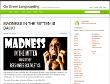 Tablet Screenshot of gogreenlongboarding.com